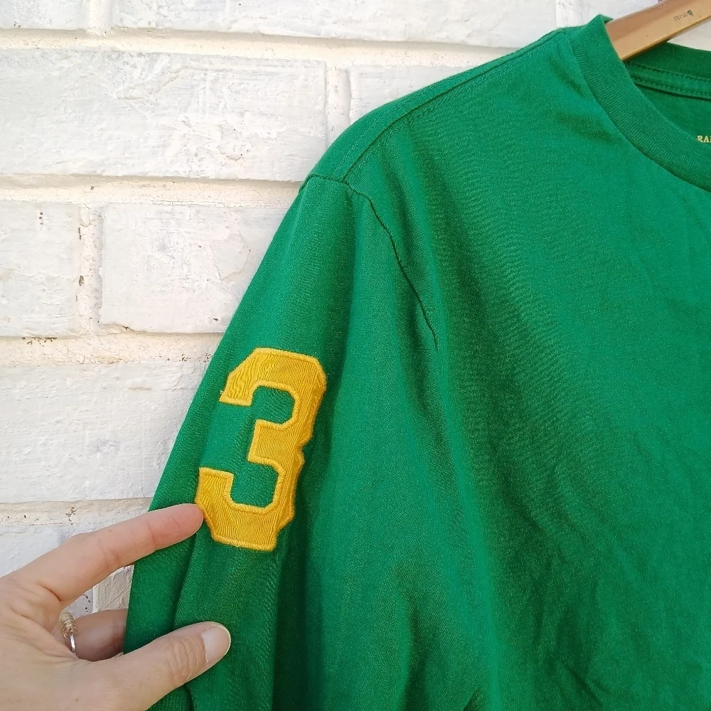 Polo Ralph Lauren Green Big Pony Long Sleeve Tshirt
